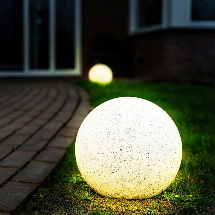 Grey modern garden spike light plastic, Stonie, 4,5W, 2700K LED, IP65