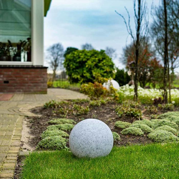 Grey modern garden spike light plastic, Stonie, 4,5W, 2700K LED, IP65