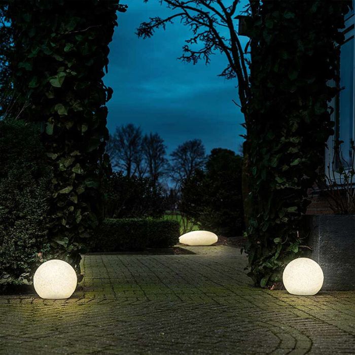 Grey modern garden spike light plastic, Stonie, 4,5W, 2700K LED, IP65