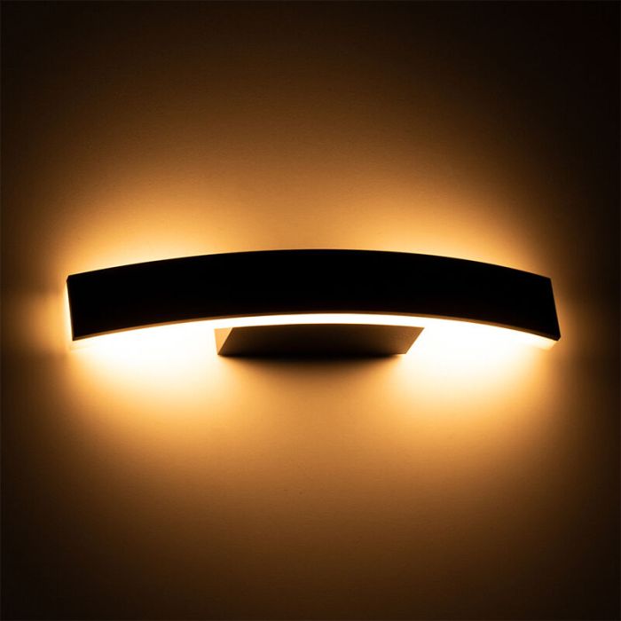 Anthracite modern outdoor light aluminium, Nayomi, 7,5W, 3000K LED, IP54