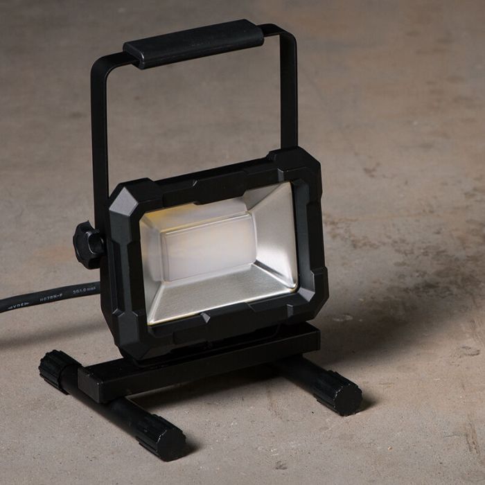 Black work light aluminium, Branko, 30W, 4000K LED, IP65
