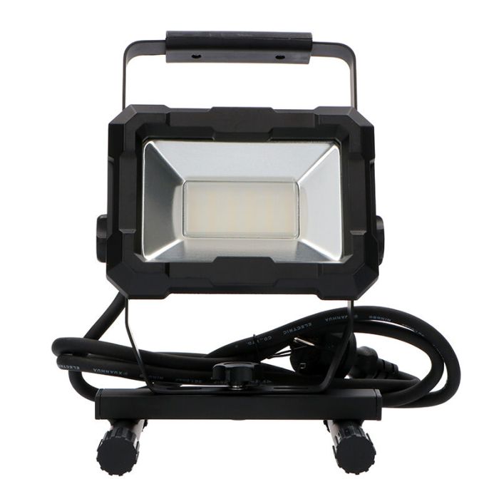 Black work light aluminium, Branko, 30W, 4000K LED, IP65