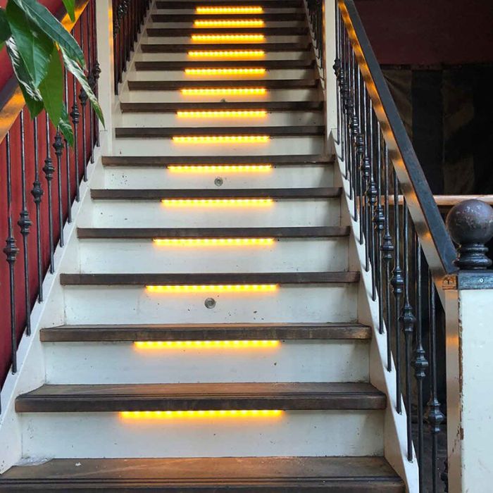 Extension set dimmable stair LED strips, 2 LED strips 2700K