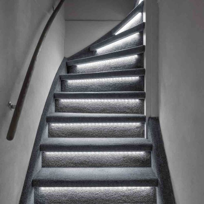 Extension set dimmable stair LED strips, 2 LED strips 4000K