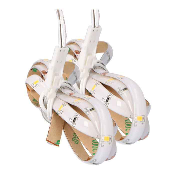 Extension set dimmable stair LED strips, 2 LED strips 4000K