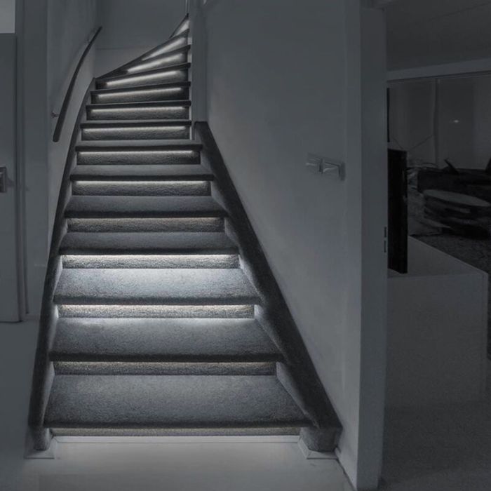 Extension set dimmable stair LED strips, 2 LED strips 4000K