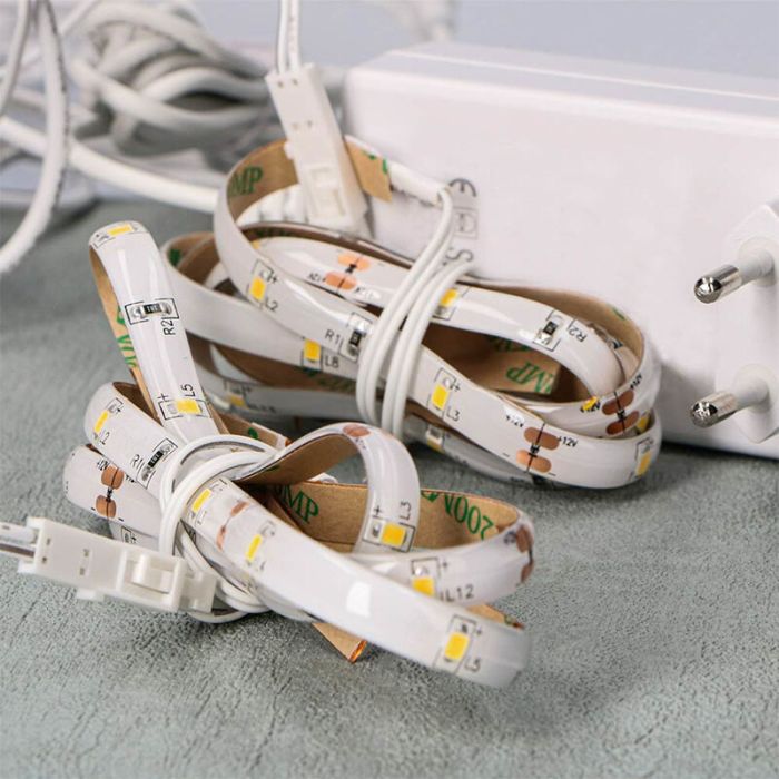 Extension set dimmable stair LED strips, 2 LED strips 4000K