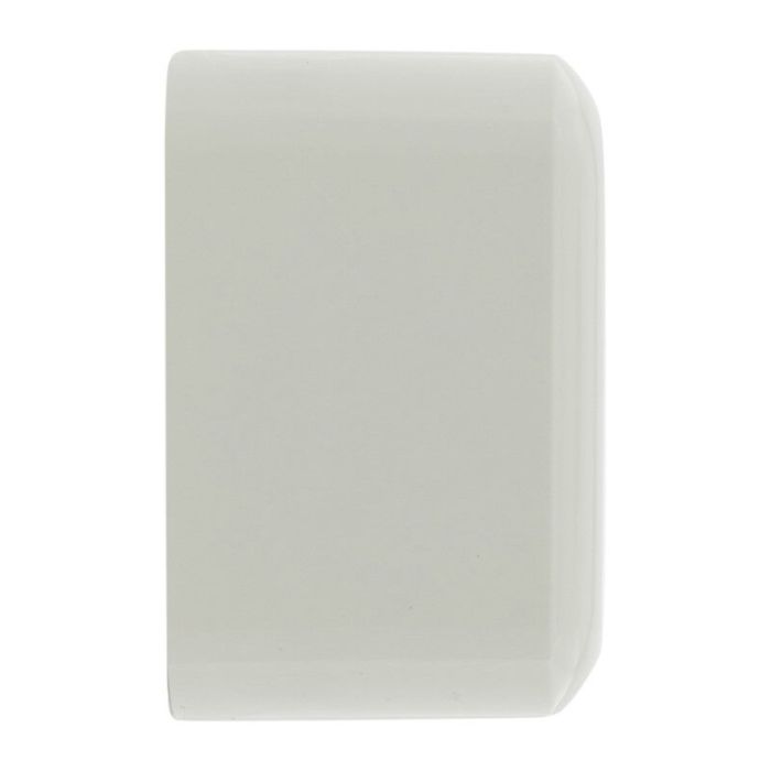 Exin Exo socket, surface-mounted, single, Schuko earth, polar white