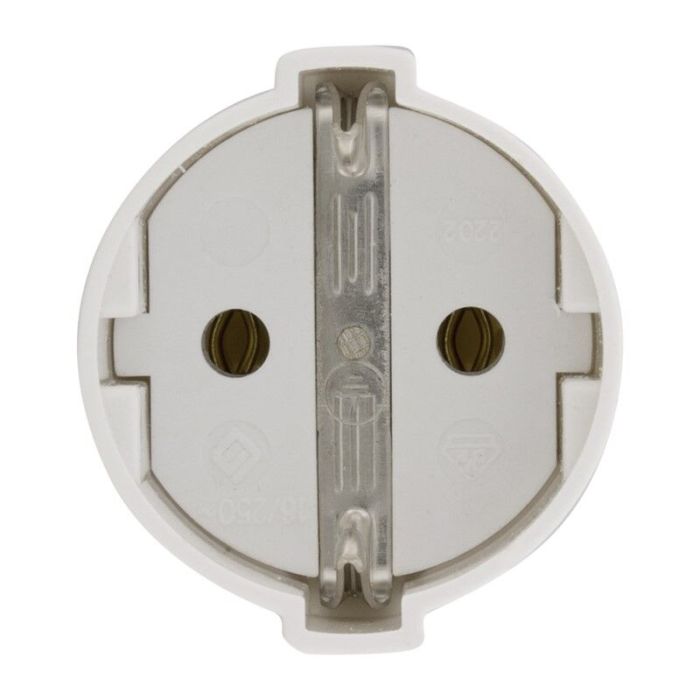Contrast plug SCHUKO 10/16 Ampere, White