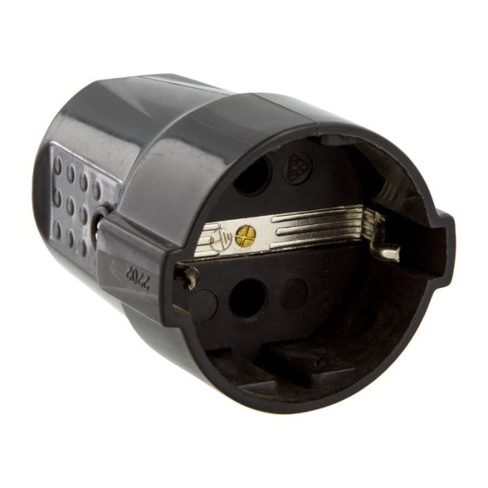 Contactor SCHUKO 10/16 Ampere, Black