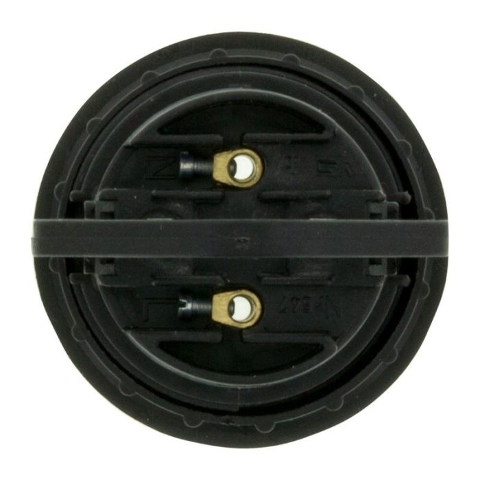 Screw rim Fitting E27 with ring, Black