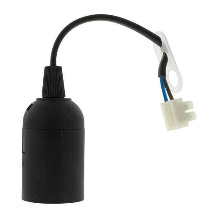 Moving fitting E27, Black