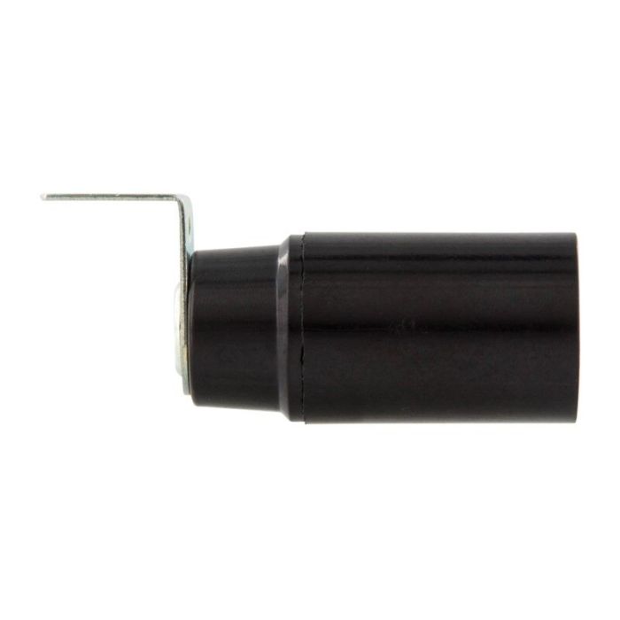 Fitting E14 with Right Angle Bracket, Black