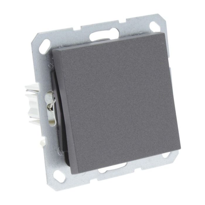 Q-Link S-Line Switch Built-in Cross, Black / anthracite