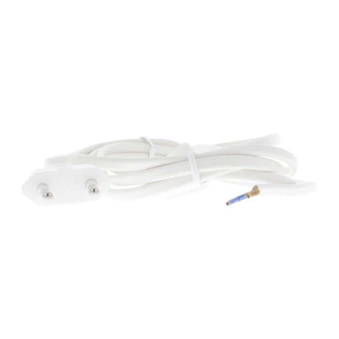 Q-Link connection cable max 1200w 2 x 0.75 mm. 1.8 m white with switch