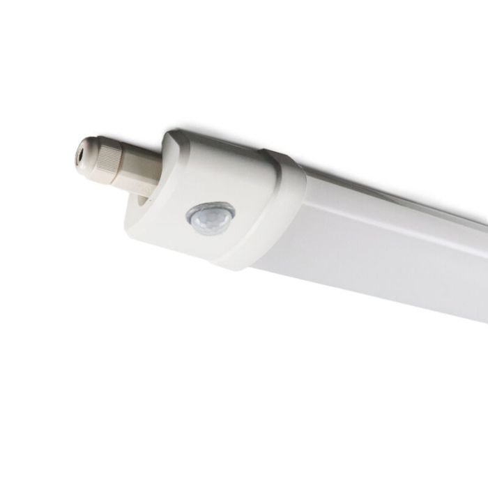 4ft Water Resistant LED Batten - Gaev - With Motion Sensor - 24W - 6000K - IP65