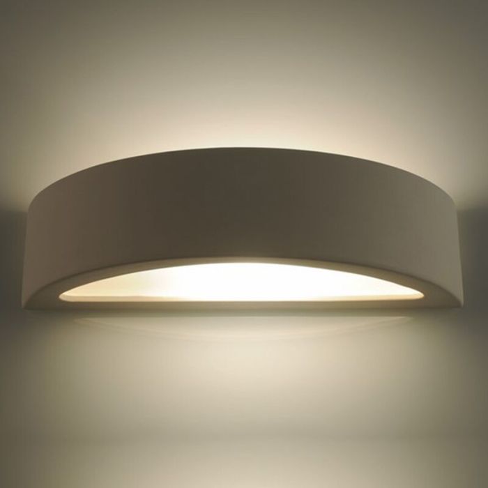 Glass up down wall light white, Fadila