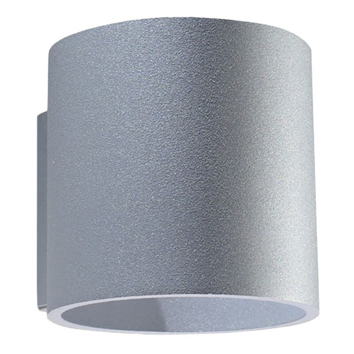 Aluminium up down wall light grey, Amely