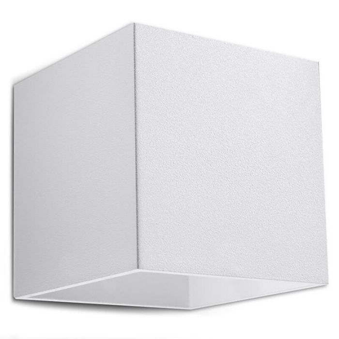 Aluminium up down wall light white, Andro