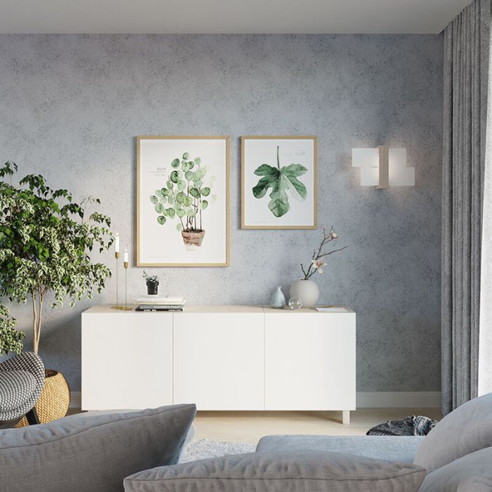 Glass wall light brown, Fouzia