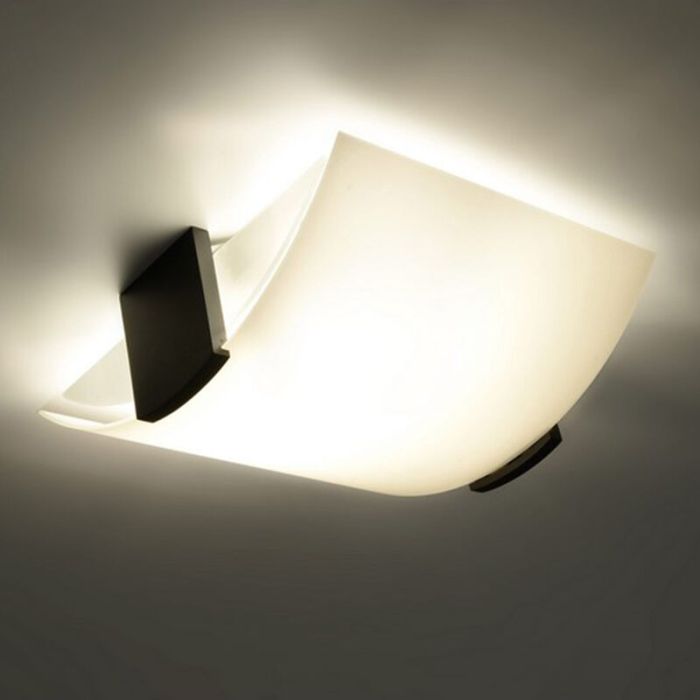 Glass ceiling light brown, Marinus