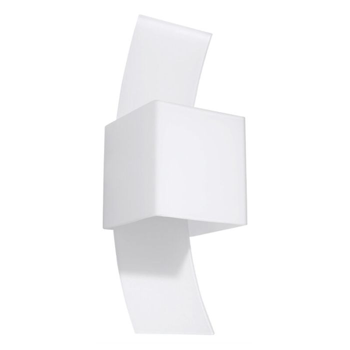 Glass up down wall light white, Jimmy