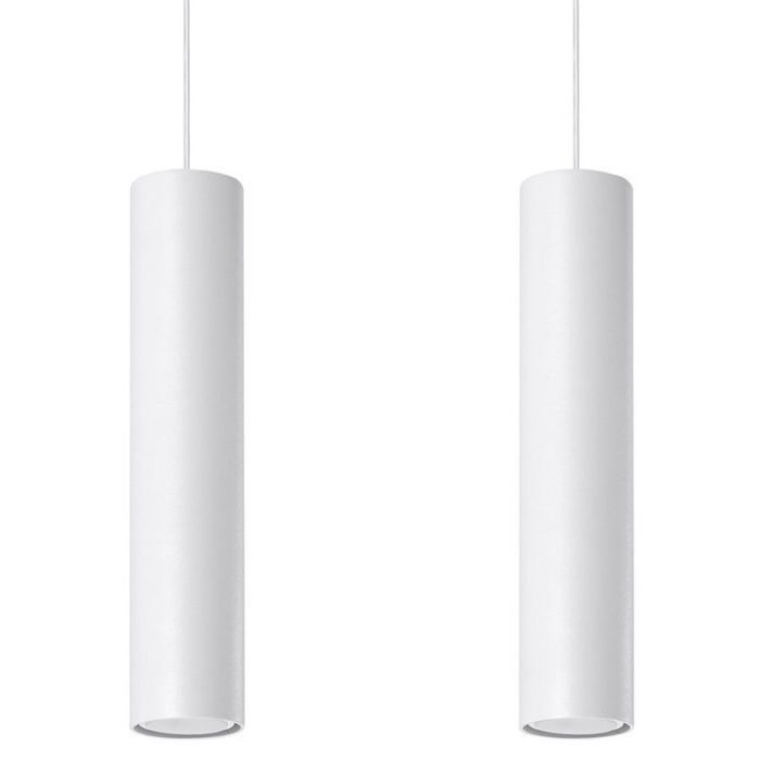 Aluminium pendant light white, Harley