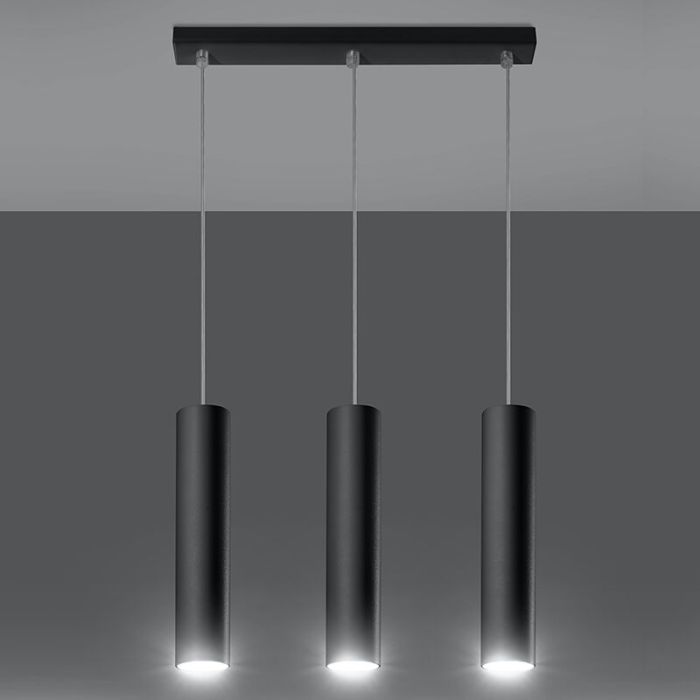 Aluminium pendant light black, Harley