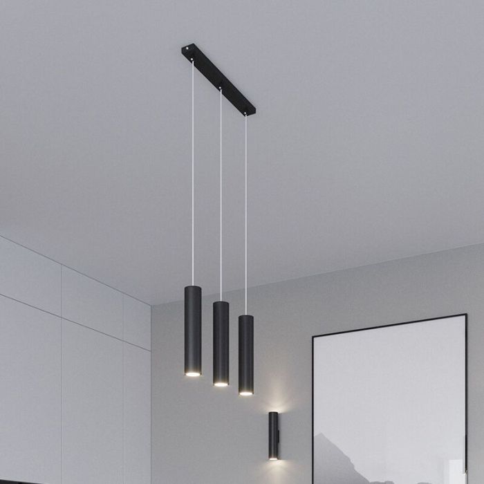 Aluminium pendant light black, Harley