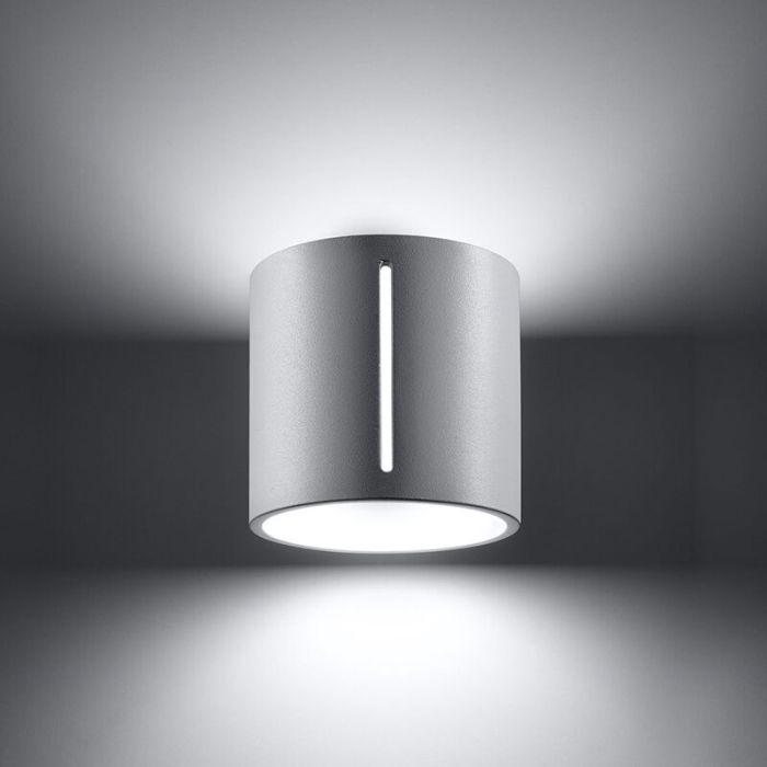 Aluminium up down wall light white, Jamey