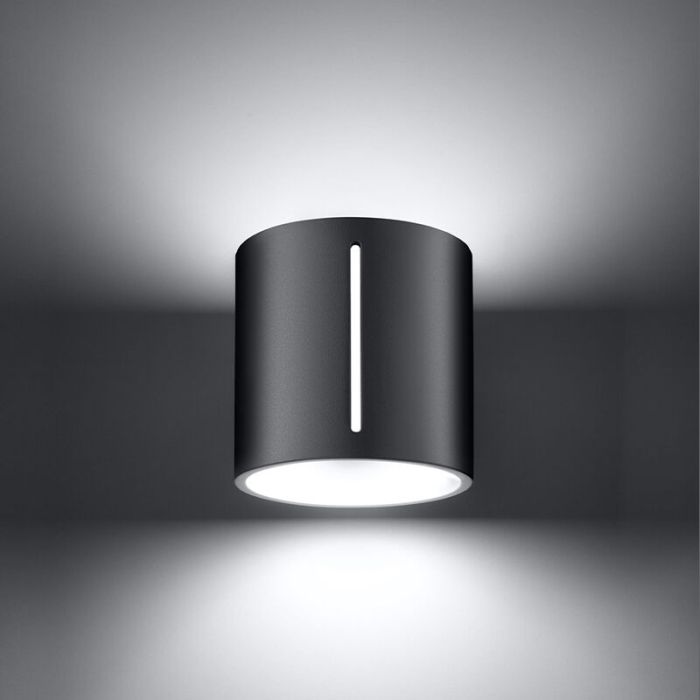 Aluminium up down wall light grey, Jamey