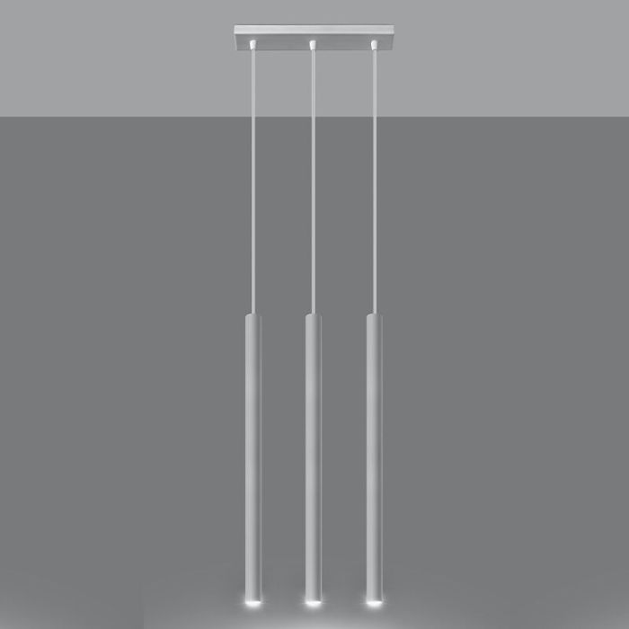 Aluminium pendant light white, Hillary