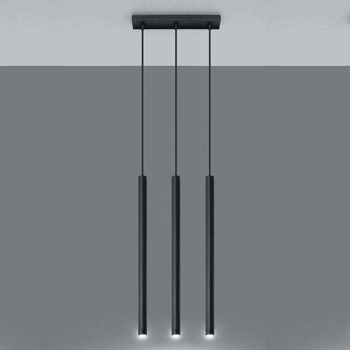 Aluminium pendant light black, Hillary