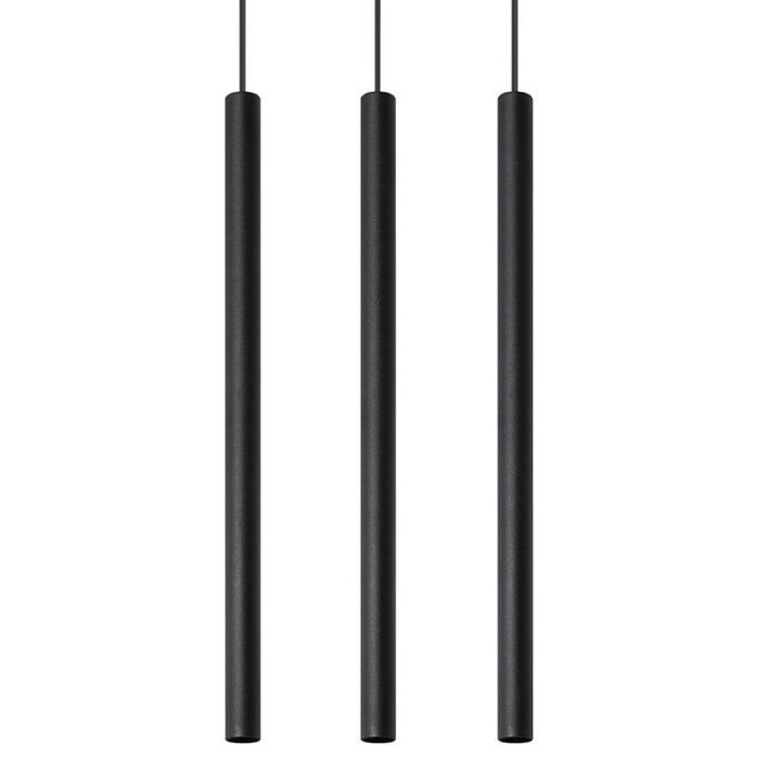 Aluminium pendant light black, Hillary