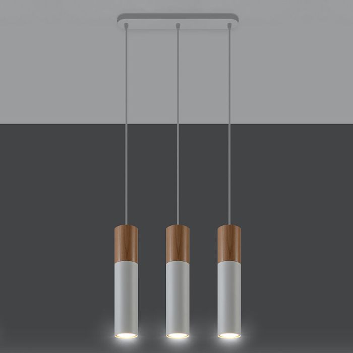 Aluminium pendant light brown, Francesca