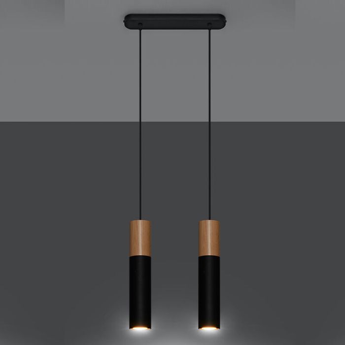 Aluminium pendant light brown, Francesca