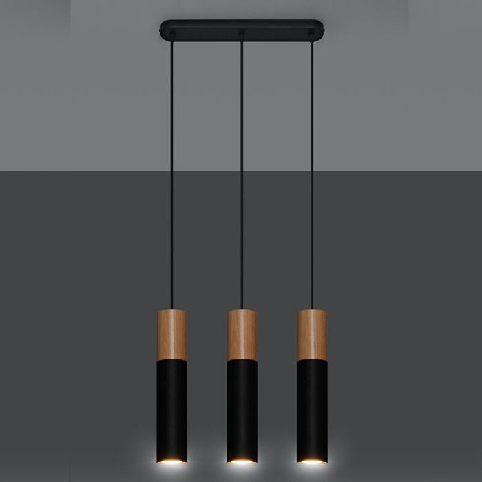 Aluminium pendant light brown, Francesca