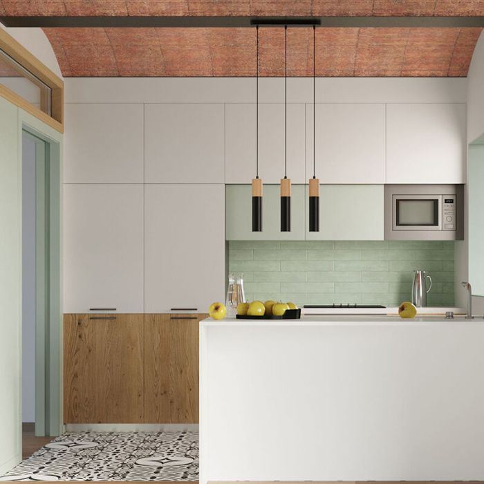 Aluminium pendant light brown, Francesca