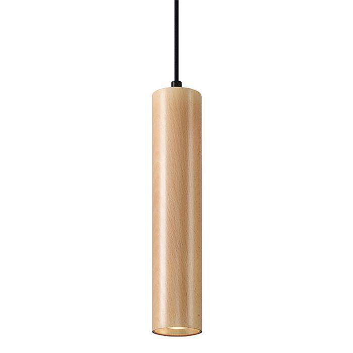 Wood pendant light brown, Francina
