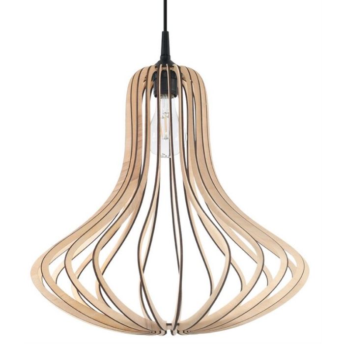 Wood pendant light brown, Grada