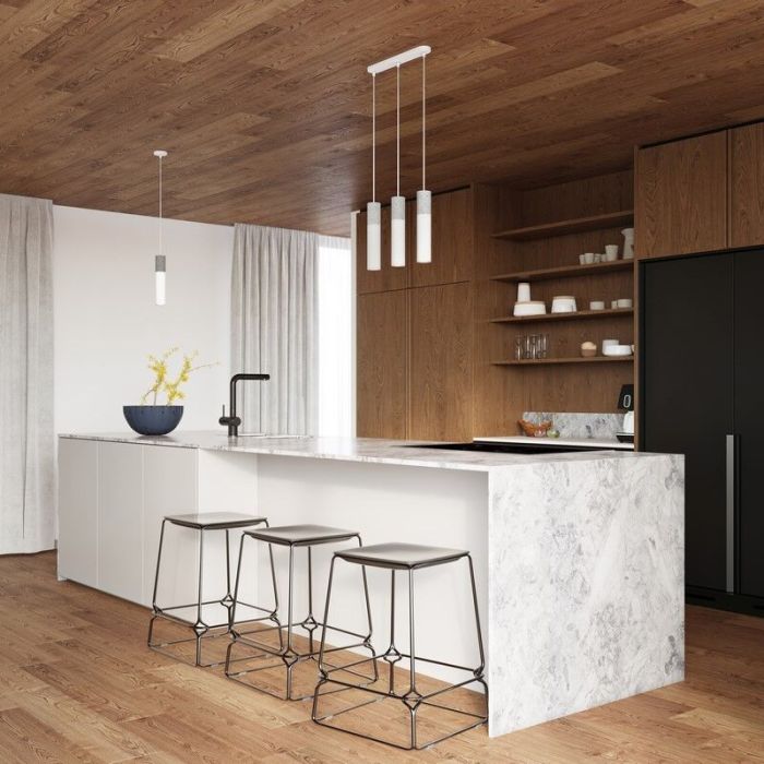 Concrete pendant light grey, Fardou