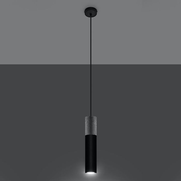 Concrete pendant light grey, Fardou