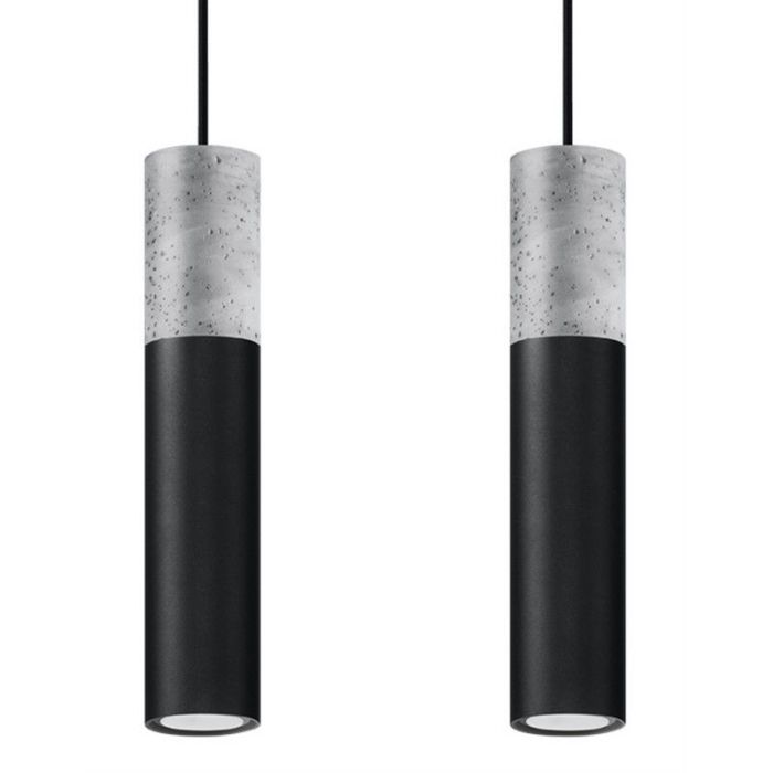 Concrete pendant light grey, Fardou