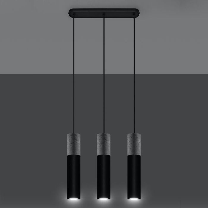 Concrete pendant light grey, Fardou