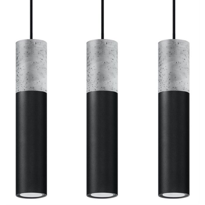 Concrete pendant light grey, Fardou