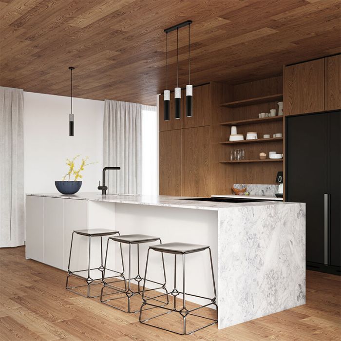 Concrete pendant light grey, Fardou