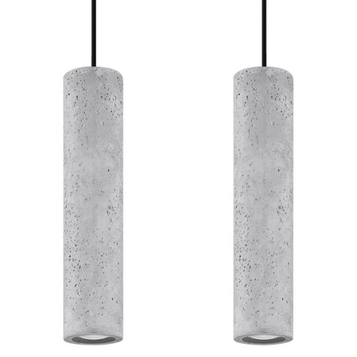 Concrete pendant light grey, Feyza
