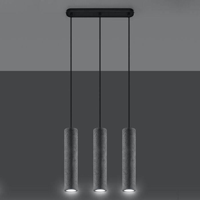 Concrete pendant light grey, Feyza