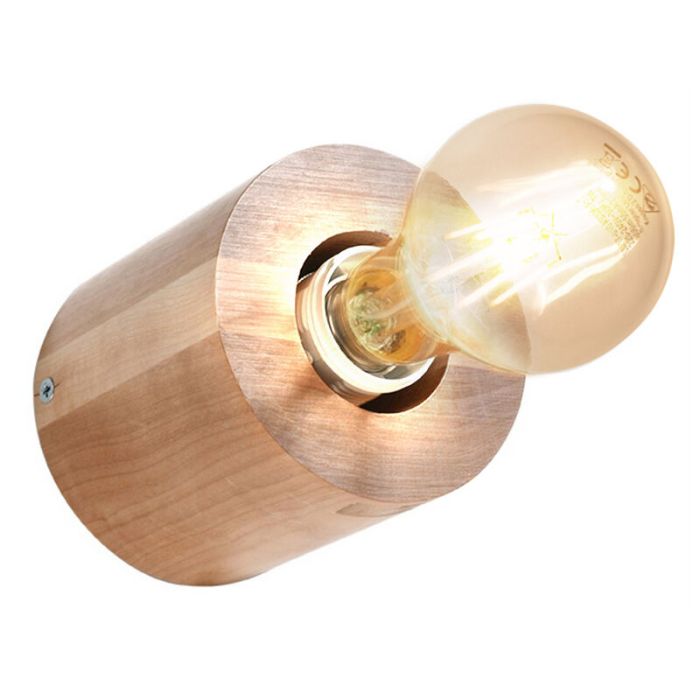 Wood wall spotlight brown, Anela