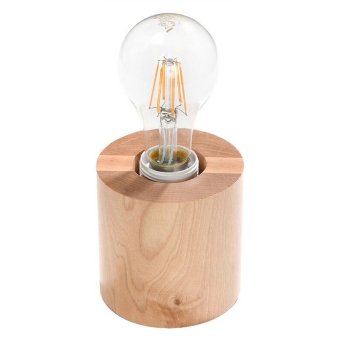 Wood table lamp brown, Anela